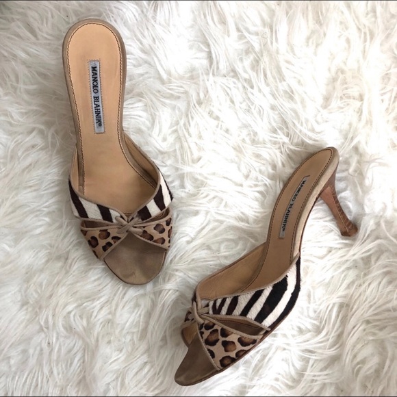manolo blahnik zebra